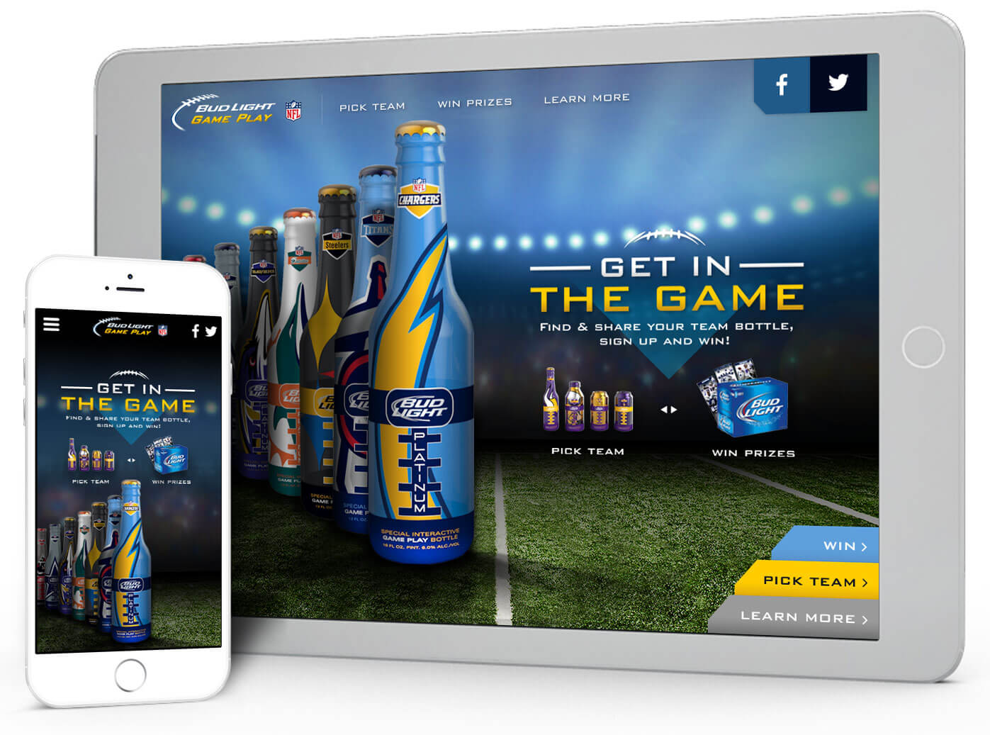 Bud Light Game Play Benton Design LLC